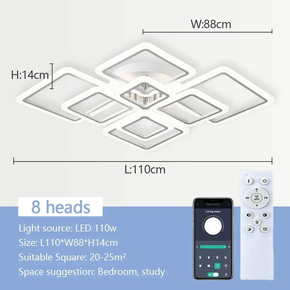 Nordic Multi Head LED Ceiling Light