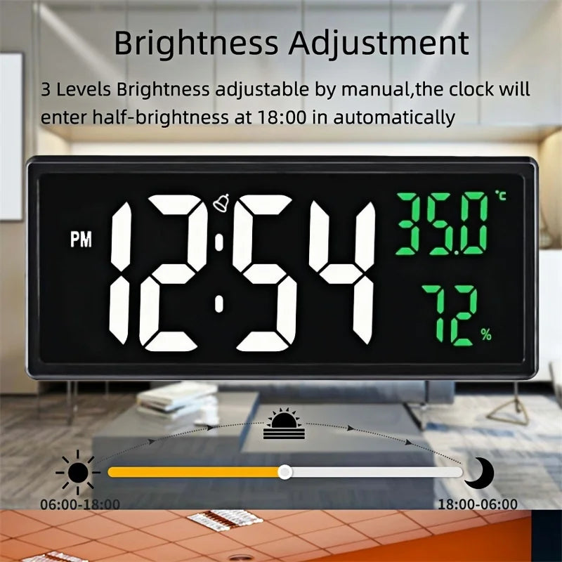 Digital LED Wall Clock