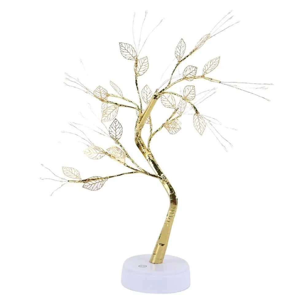 LED Rose Leaf Tree Lamp