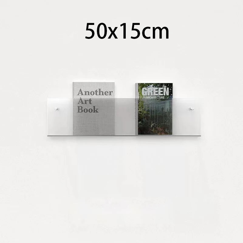 Acrylic Wall Magazine Rack