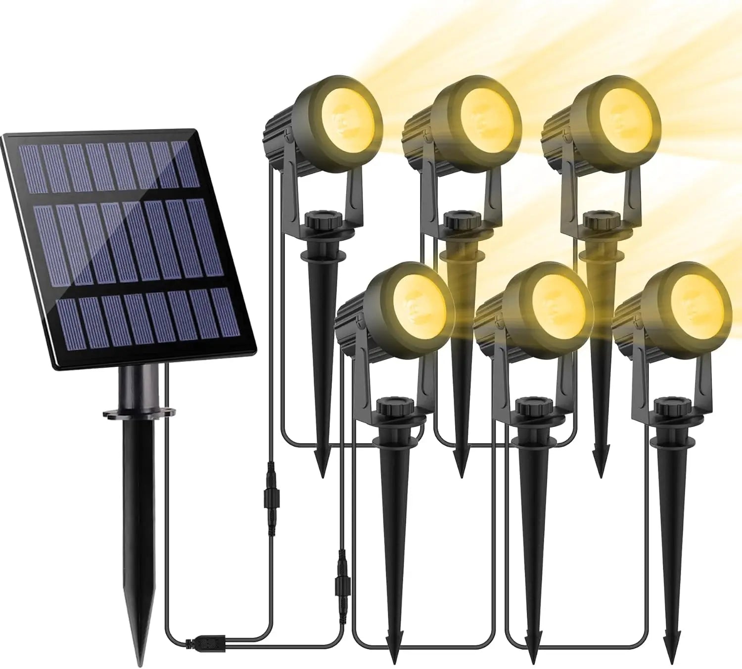 RGB Solar Garden Spotlight