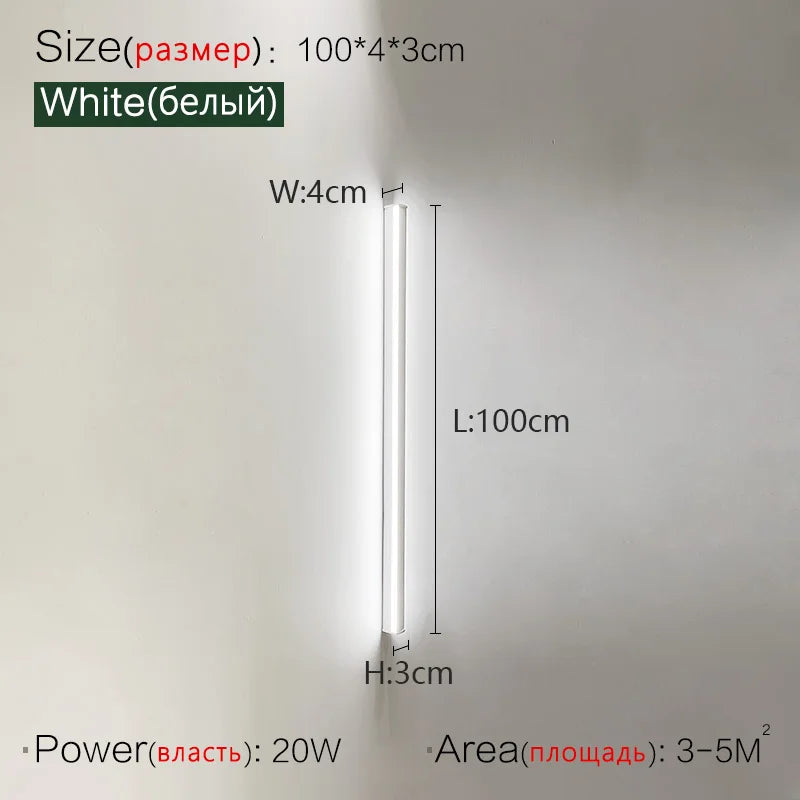 White L100cm
