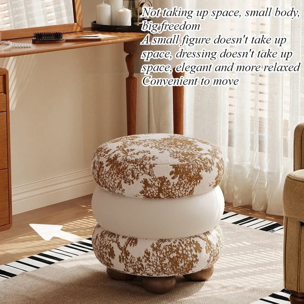 Light Luxury Round Dressing Stool