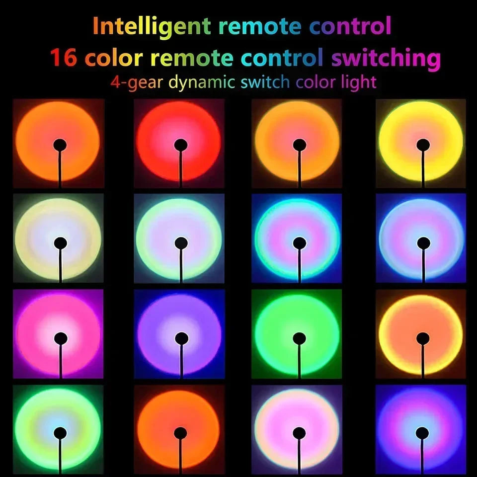 LED Sunset USB Party Projector