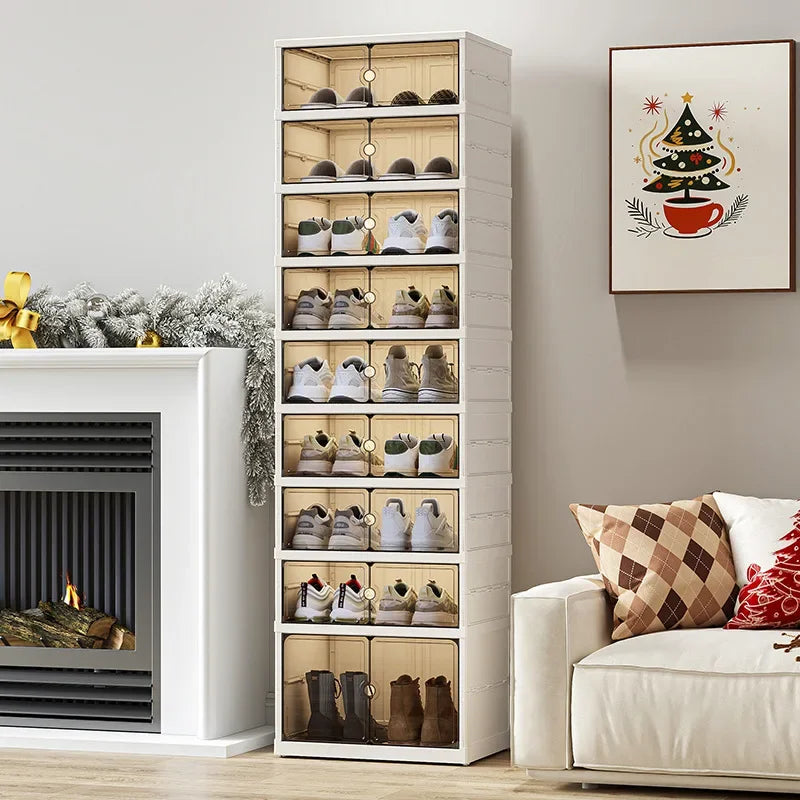 Foldable Transparent Shoe Storage Box