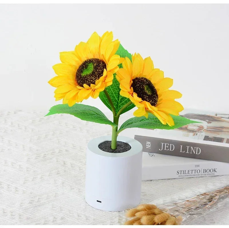 Rechargeable Sunflower LED Night Light