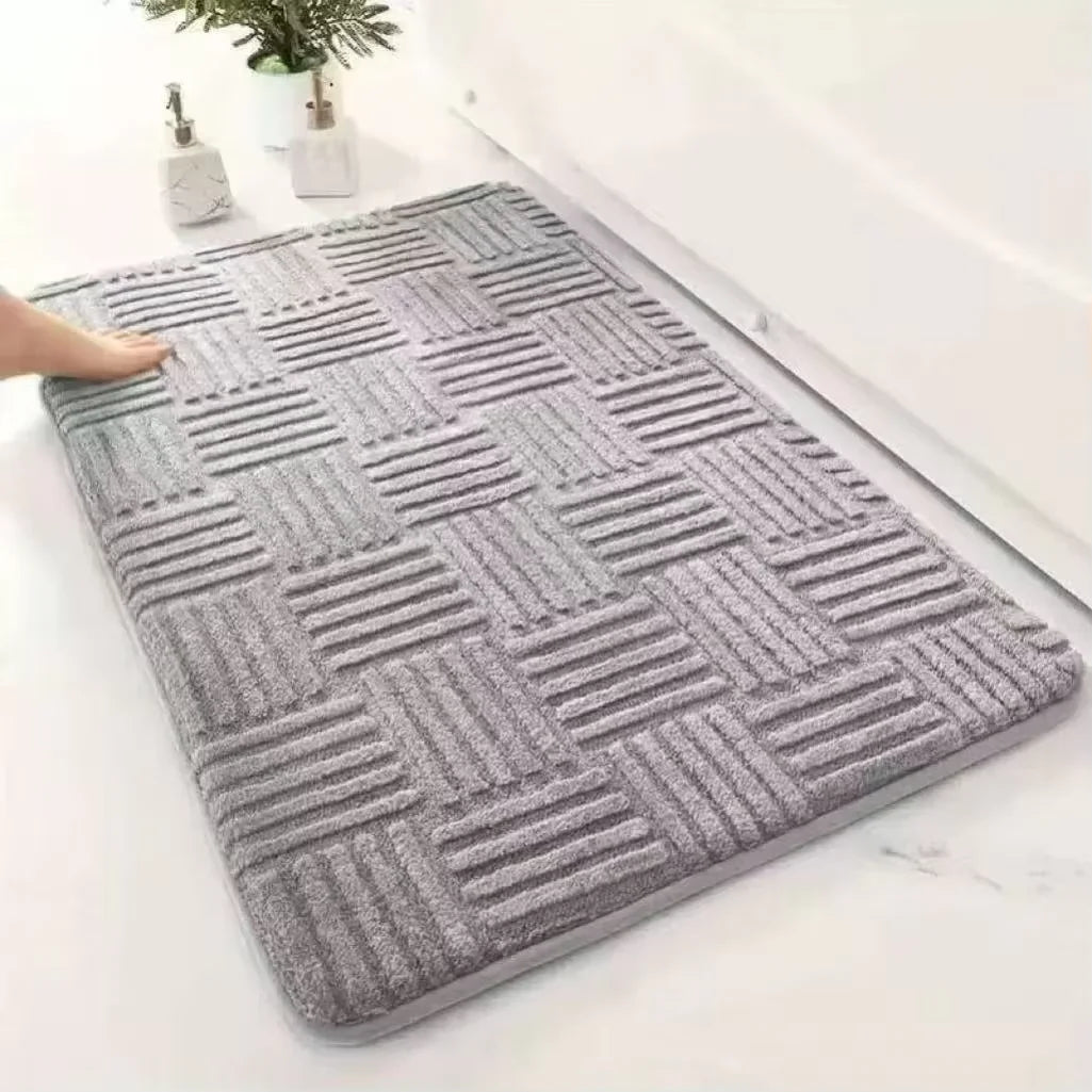Striped Absorbent Floor Mat