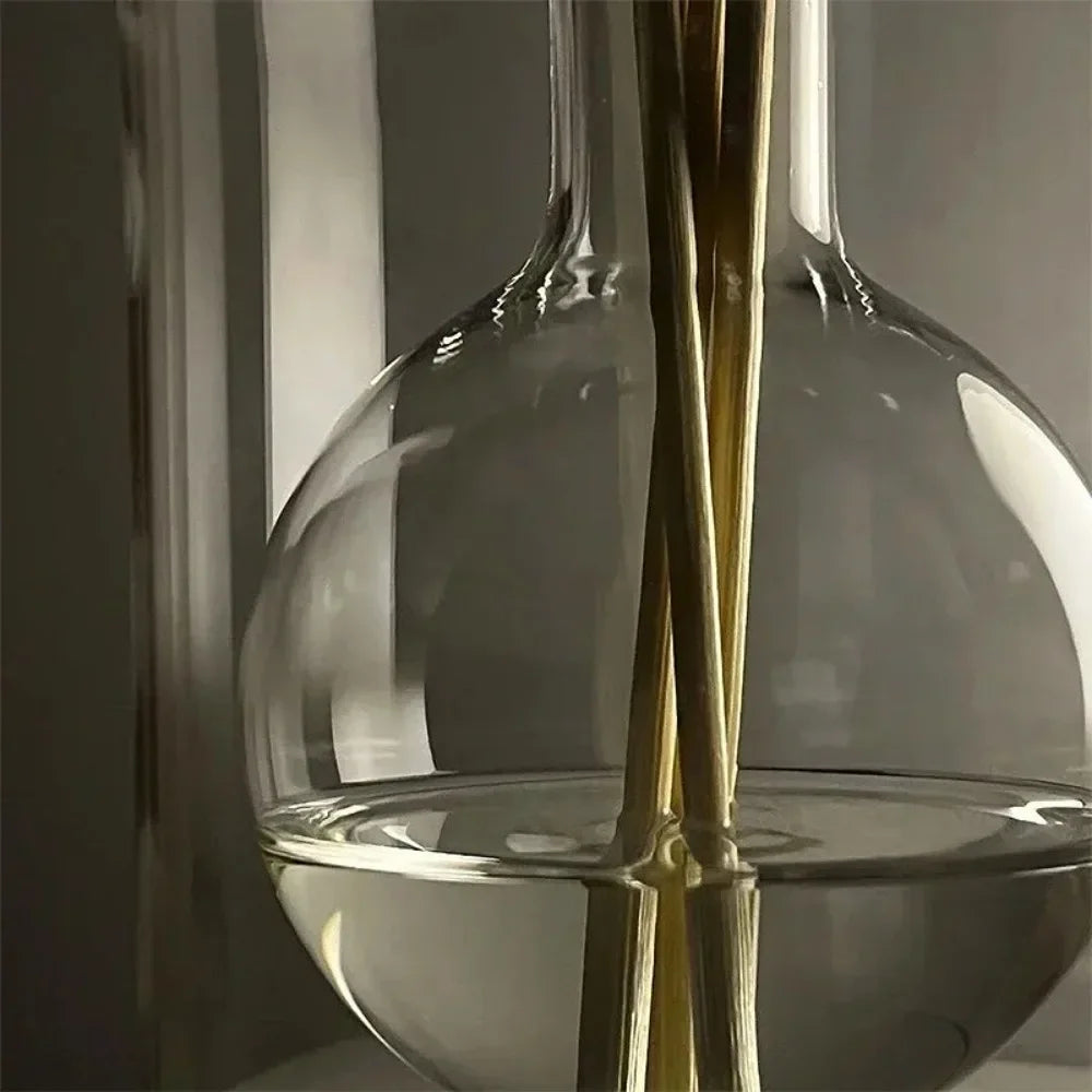130/200ML Transparent Glass Aromatherapy Diffuser Bottle Glass Storage