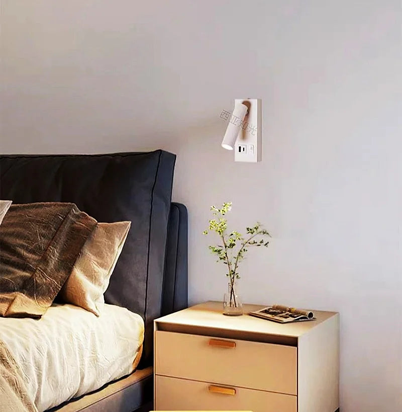 Rotating Type C Reading Wall Light
