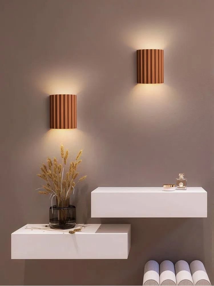 Nordic Resin Bedside Wall Lamp