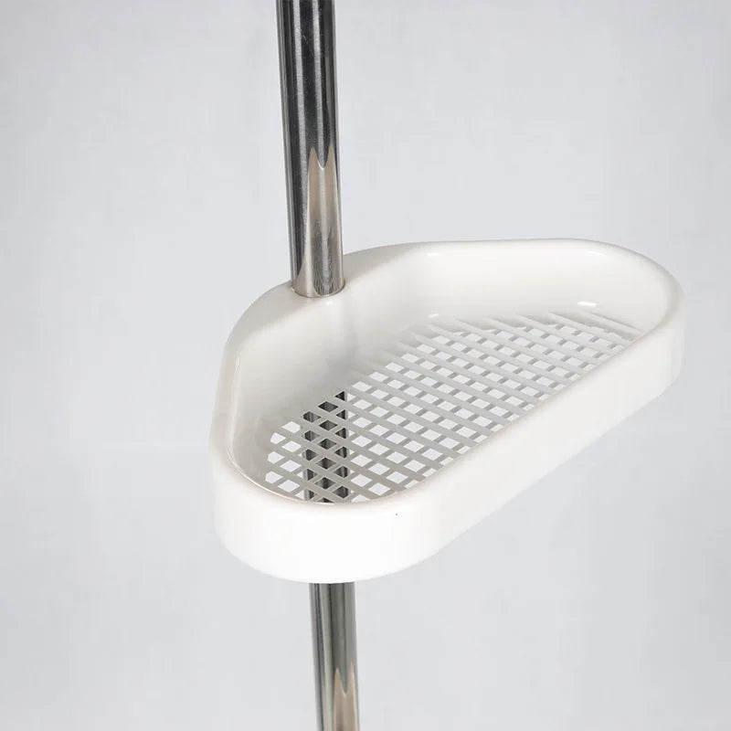Tension Pole Corner Shower Organizer