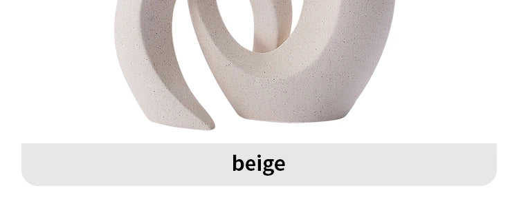 European Ceramic Vase Set Creative White Simple Home Decoration Living
