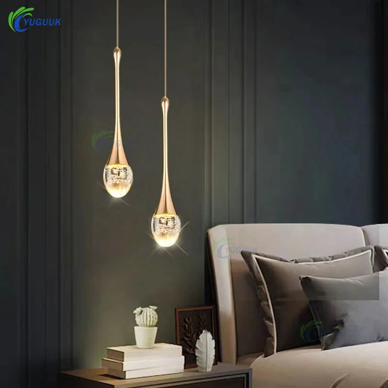 Modern Bubble Crystal Pendant Light