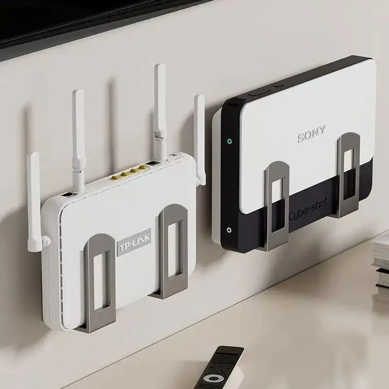 Wall Mounted Router Storage Bracket Pair
