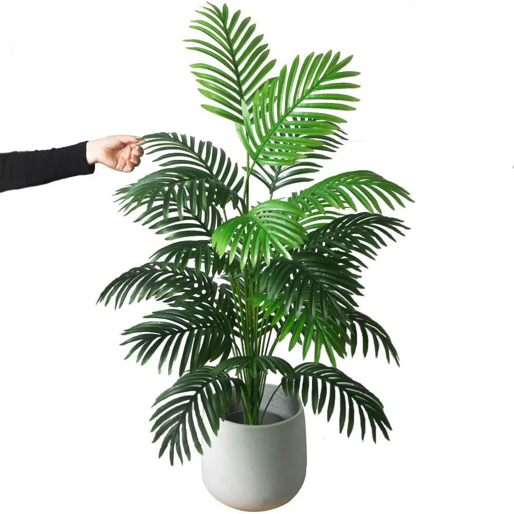 90-120cm Large Artificial Palm Tree Tropical Fake Plants Green