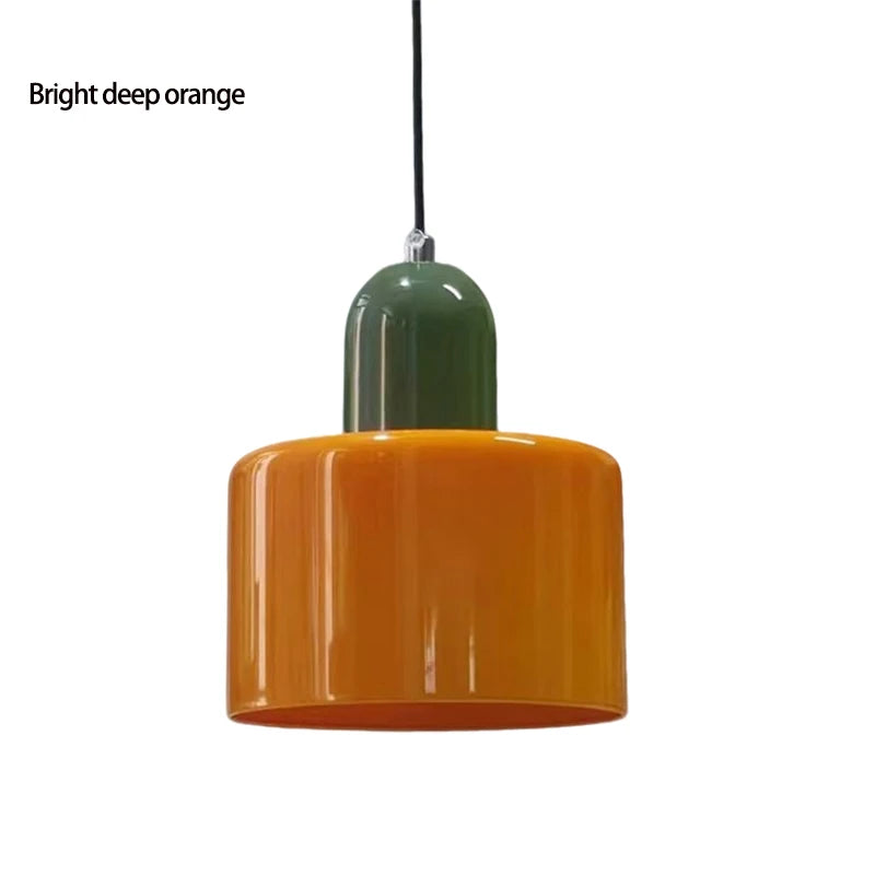Two Tone Glass Pendant Light