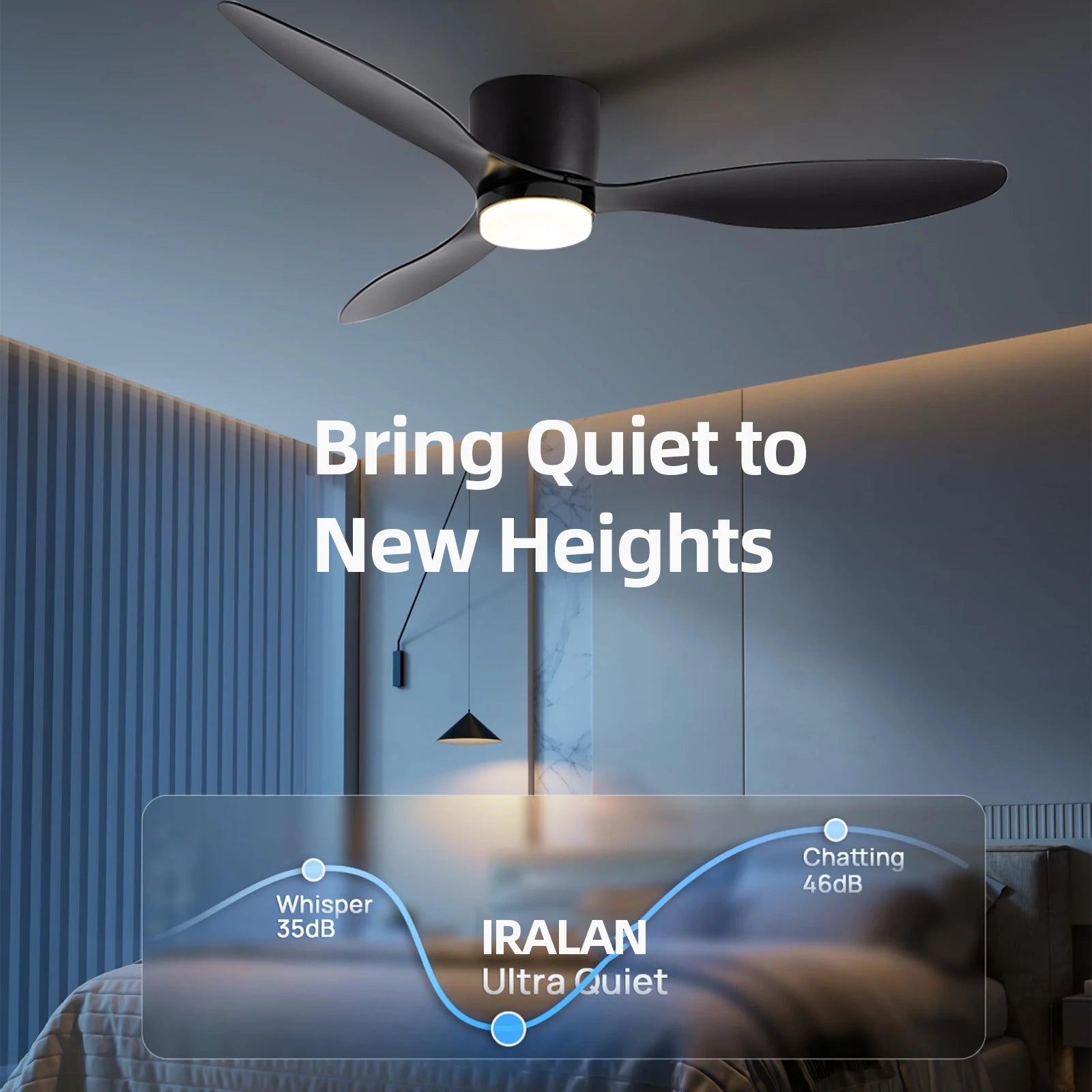 Large DC Motor Ceiling Fan