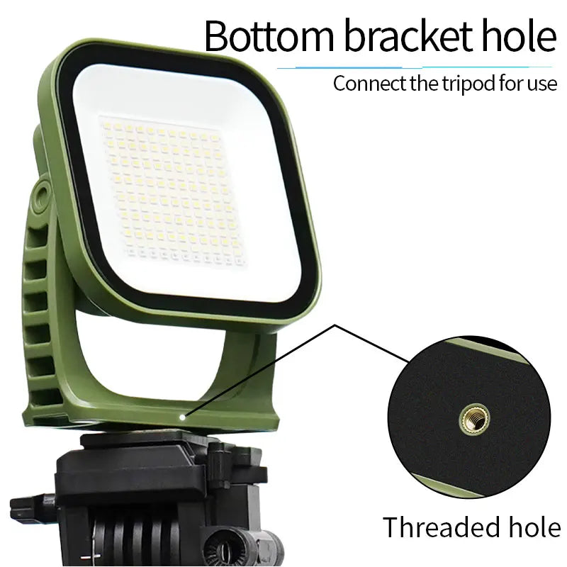 MOSLIGHTING Solar Chargin Tent Strong Light with Magnet Zoom Portable