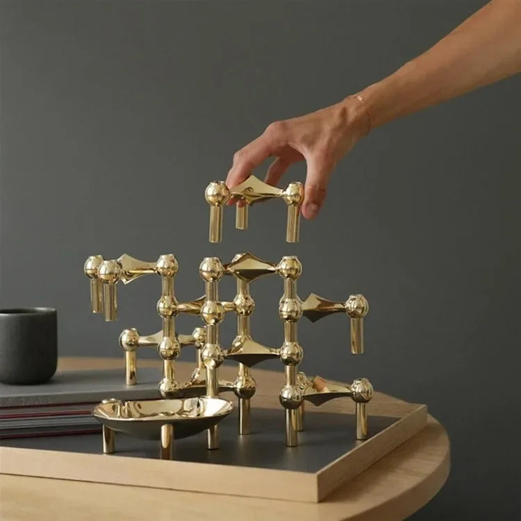 Modular Metal Candle Holder