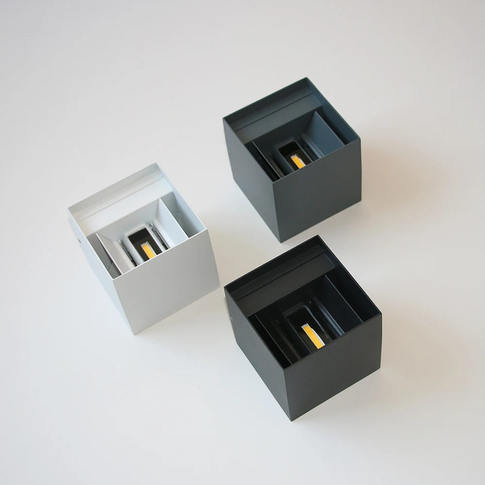 Modern Square Outdoor Wall Lamp
