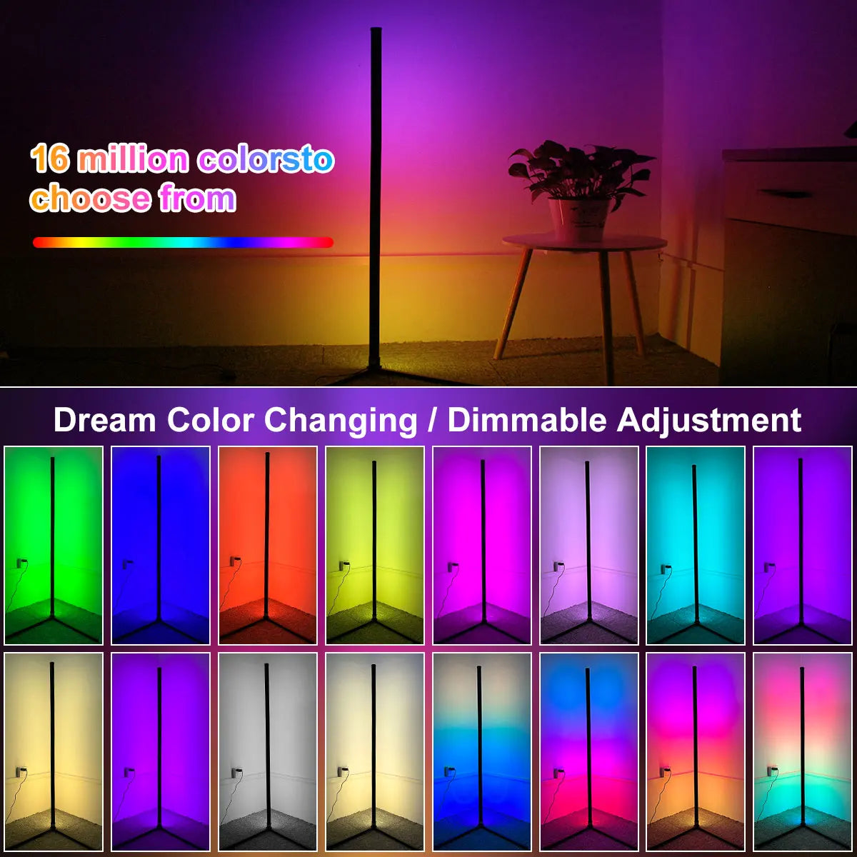 Smart Bluetooth Corner Lamp 160cm