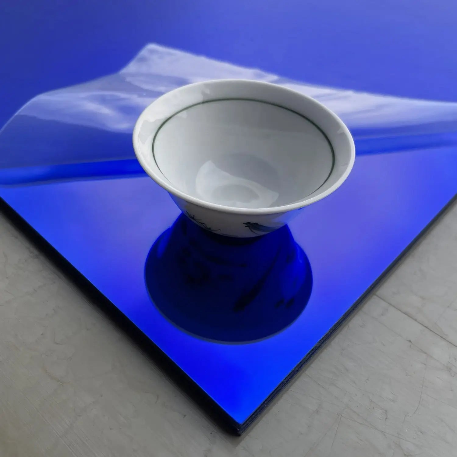 Colorful Rectangle Acrylic Wall Mirror Sheet