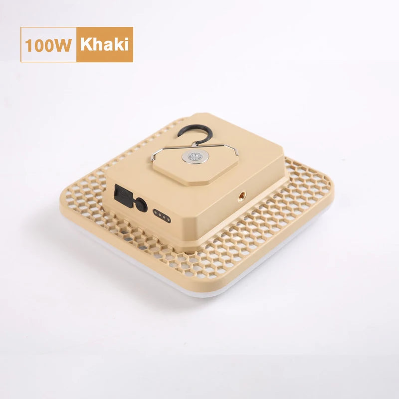 18000mAh 100W Rechargeable LED Camping Lantern Strong Light Magnetic