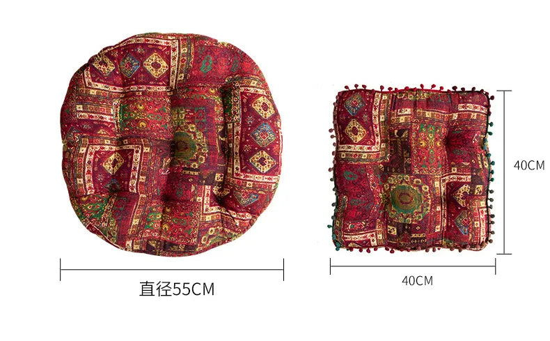 Bohemian Square Floor Seat Cushion