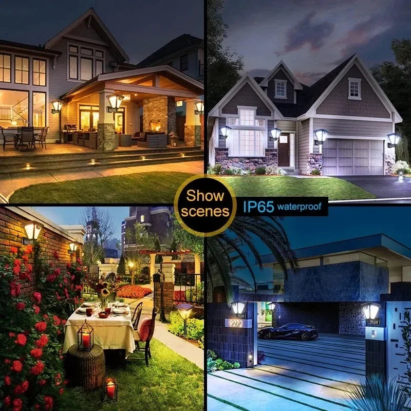 Solar Motion Sensor Wall Light