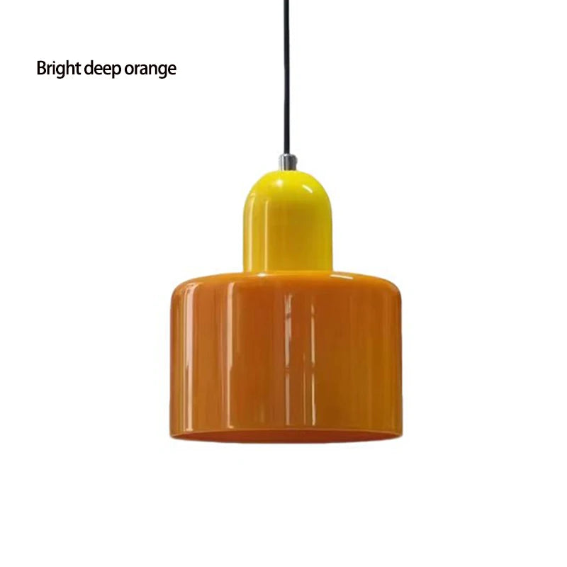 Two Tone Glass Pendant Light