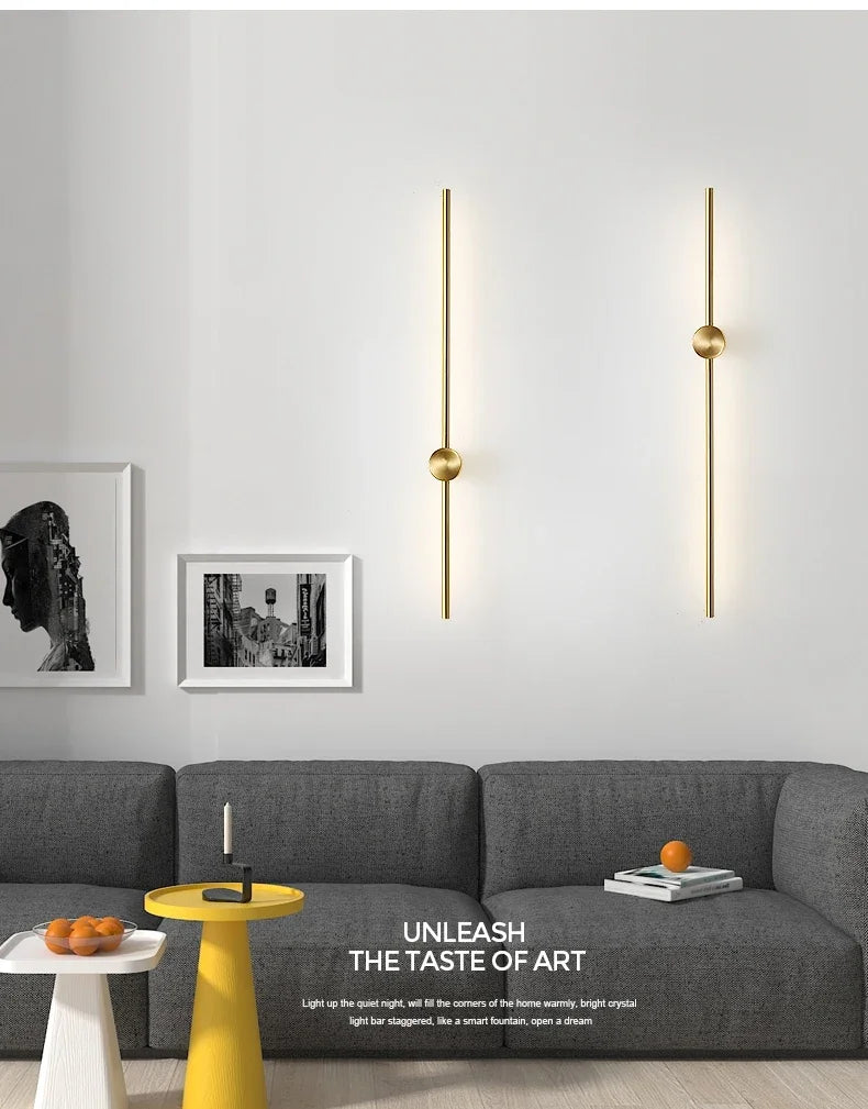 Minimalist Long Line LED Wall Lamp