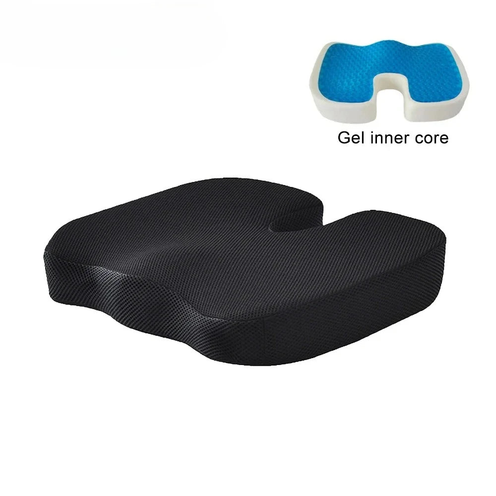 Thick Cooling Cushion,Gel-Enhanced Office Chair Cushion, Car Driving