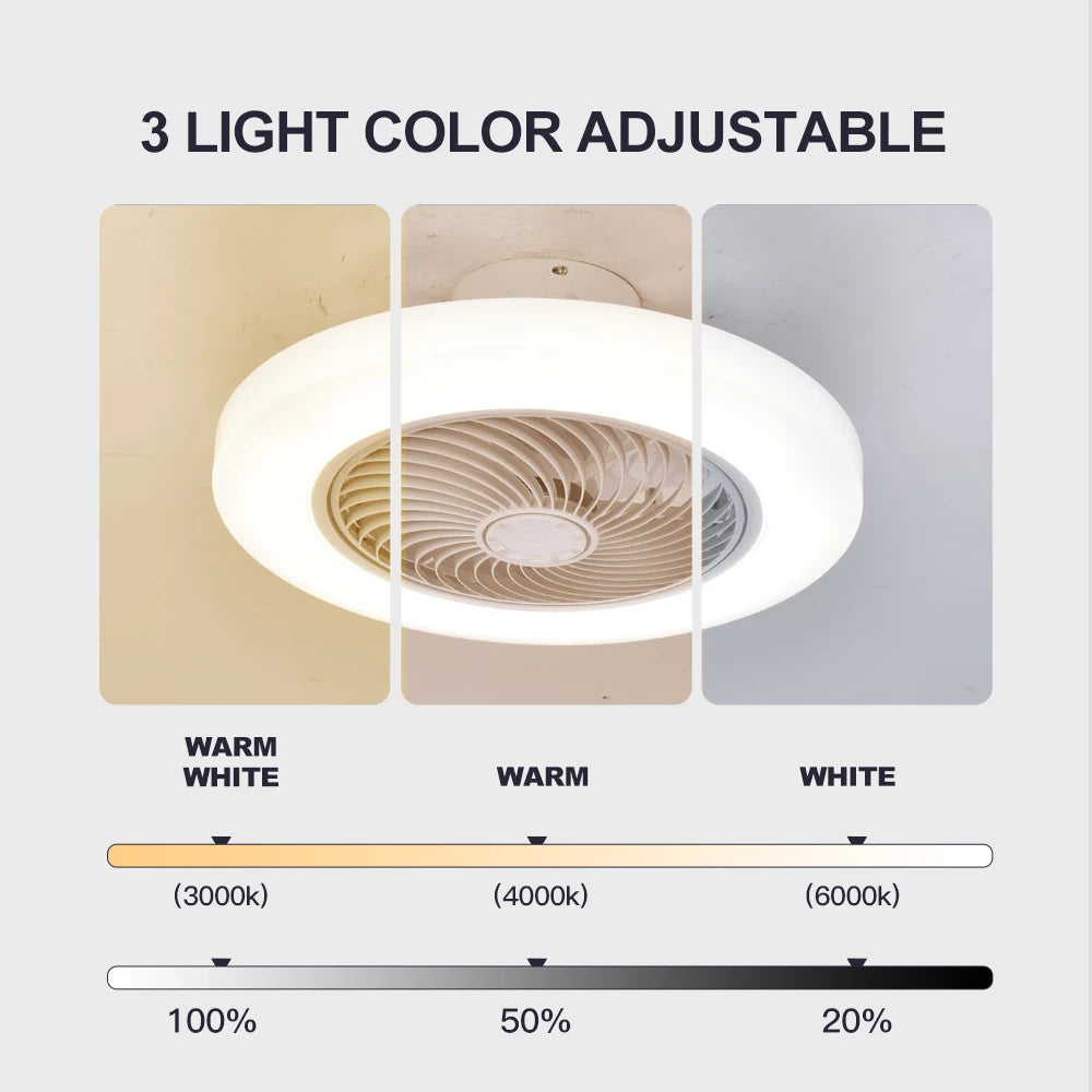 Smart Remote Ceiling Fan Light