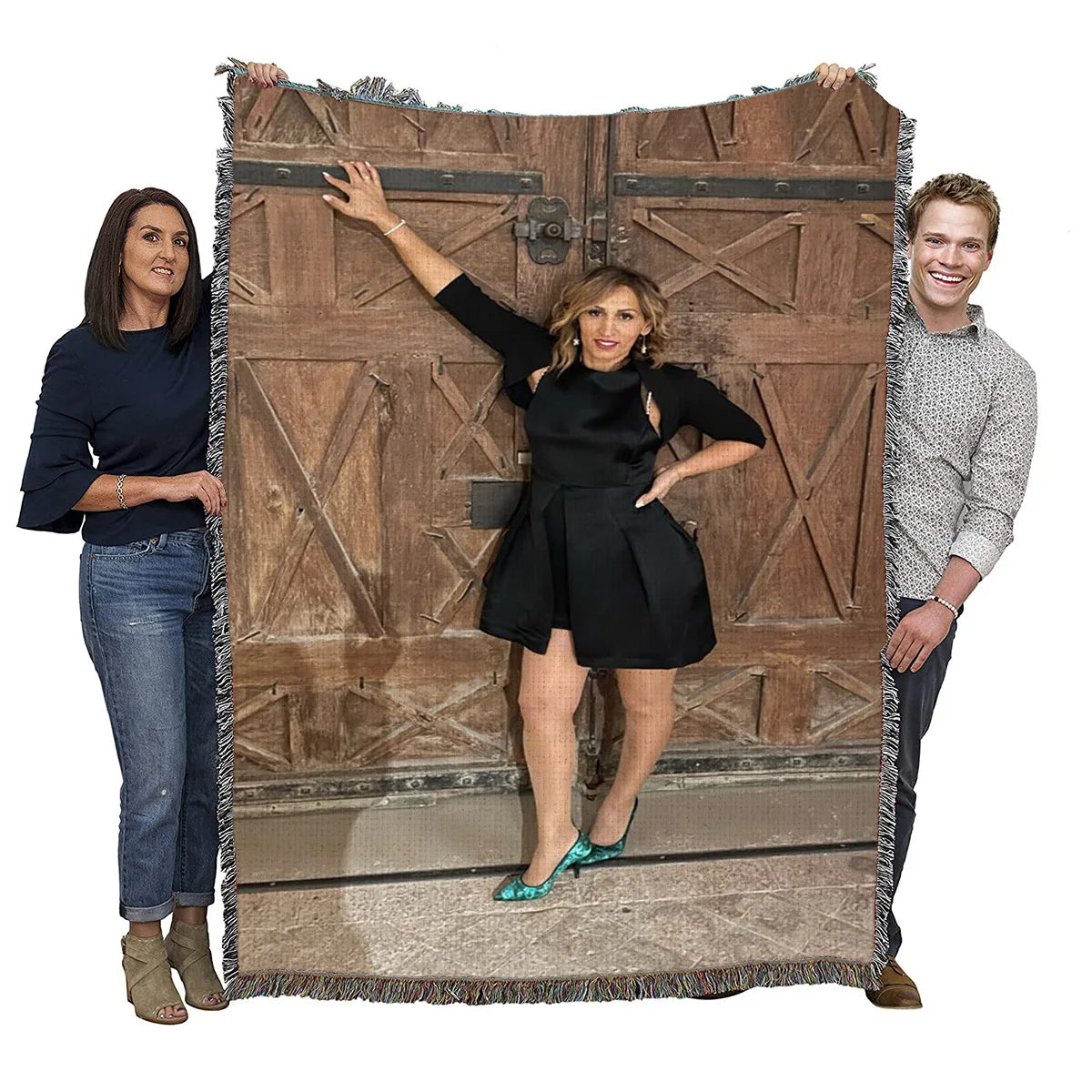 Custom Photo Woven Blanket