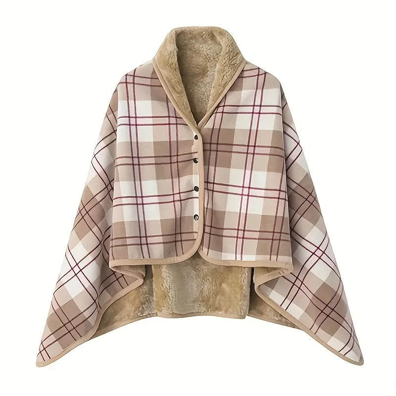 Wearable Flannel Shawl Blanket