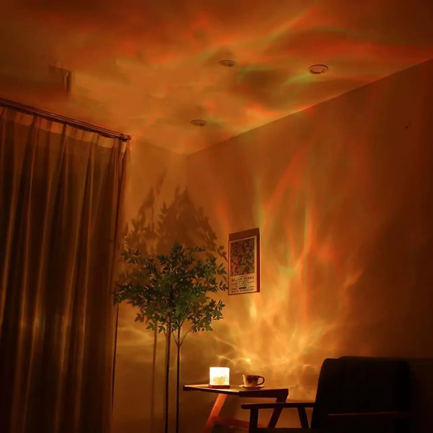 Water Ripple Projector Night Light
