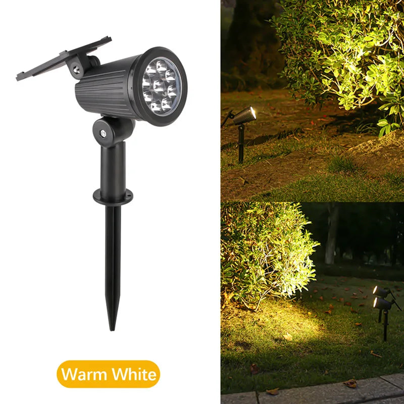 Adjustable Solar Garden Spotlight