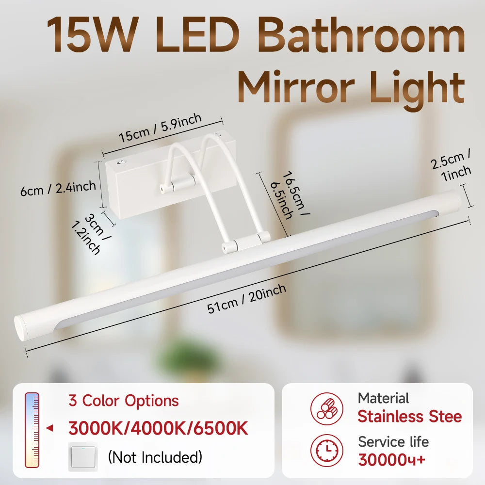 Tricolor Memory Mirror Light