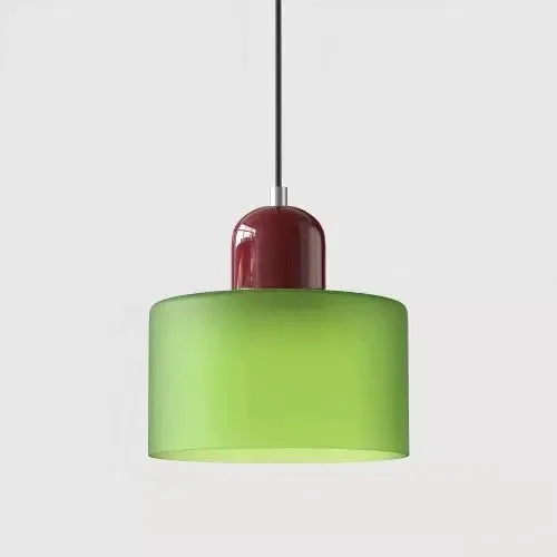 Vintage Stained Glass Chandelier for Bedside and Dining