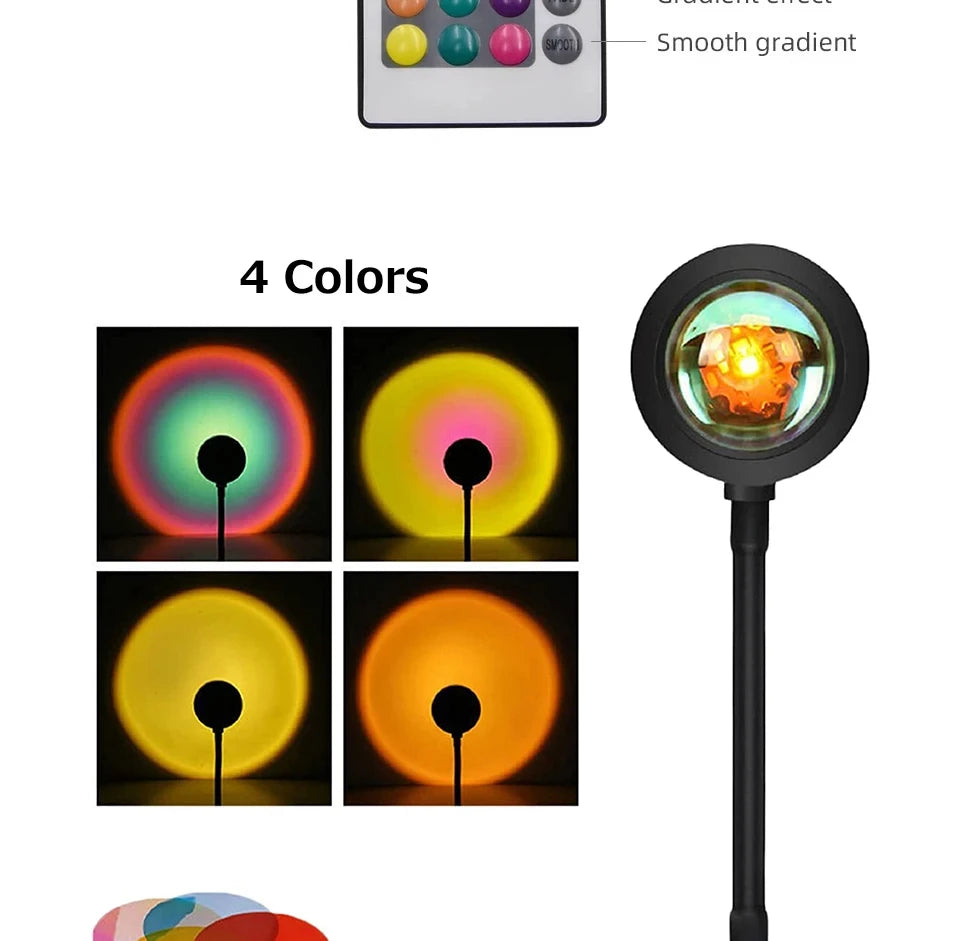 Sunset Bluetooth Rainbow Projector