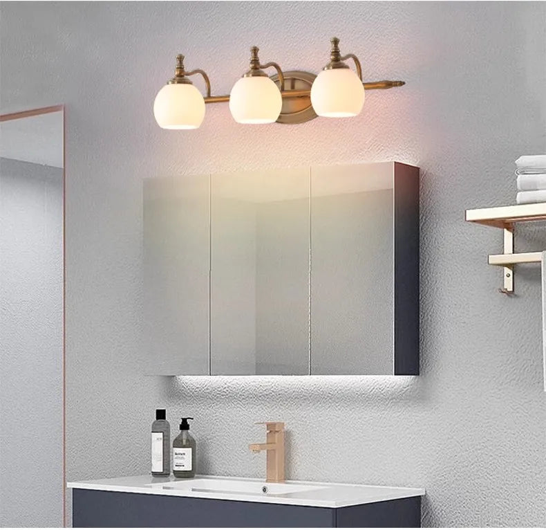 Vintage Bronze Vanity Wall Light