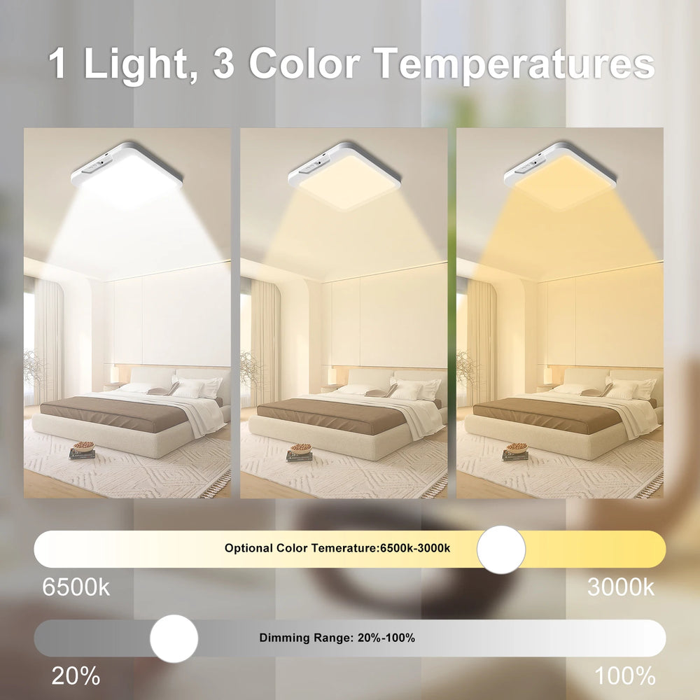Rechargeable Sensor Ceiling Light with Timer