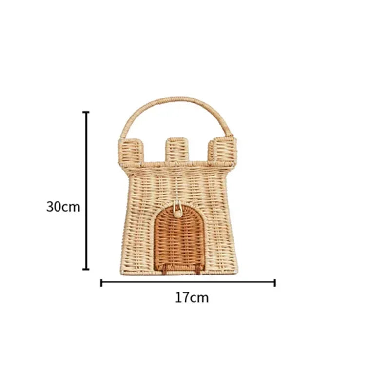 Woven Rattan Picnic Basket