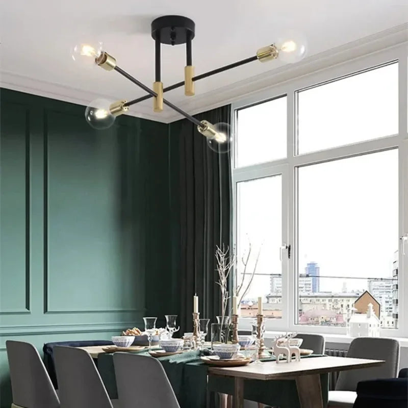 Nordic Branch Sputnik Ceiling Chandelier
