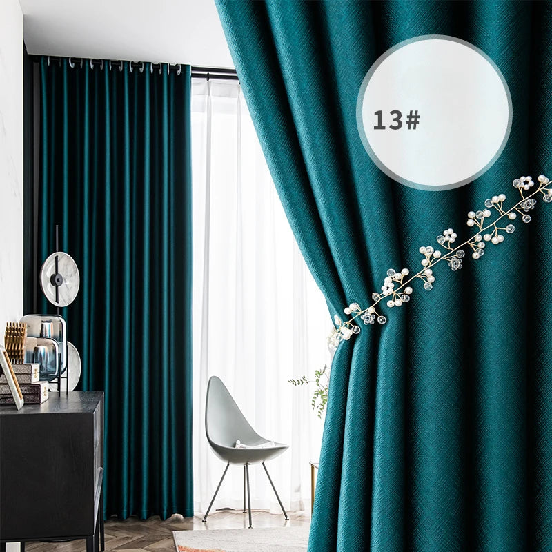 Modern Thermal Insulated Noise Reducing 100% Blackout Curtains