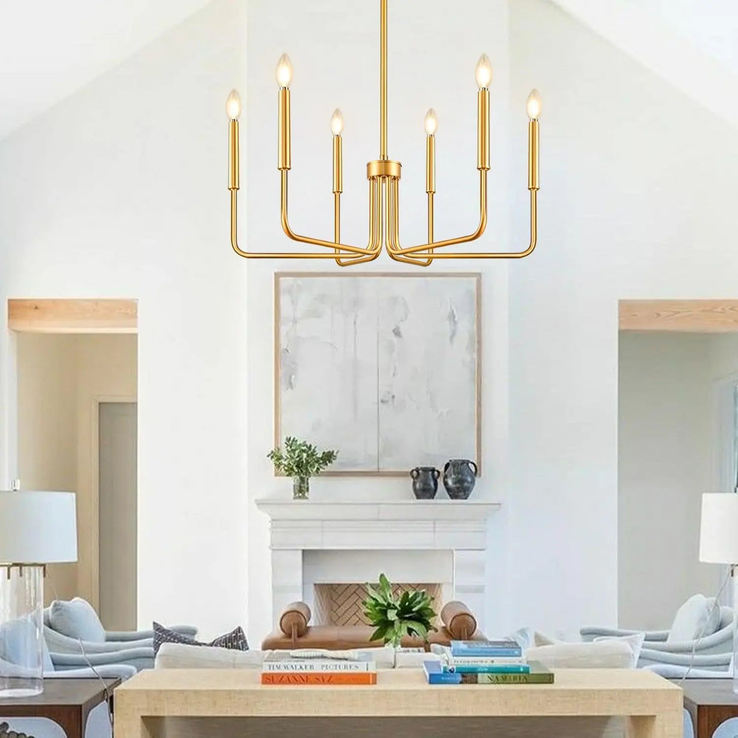 Retro Loft Candle Chandeliers Light Simple Iron Chandelier Pendant