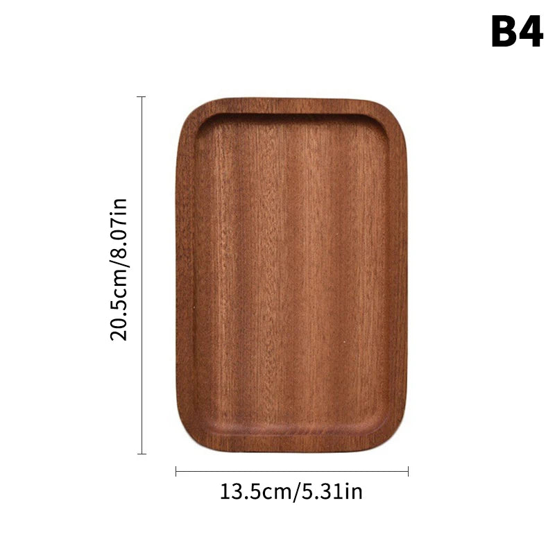 Wooden Serving Trays Oval Wood Tray Platters for Serving