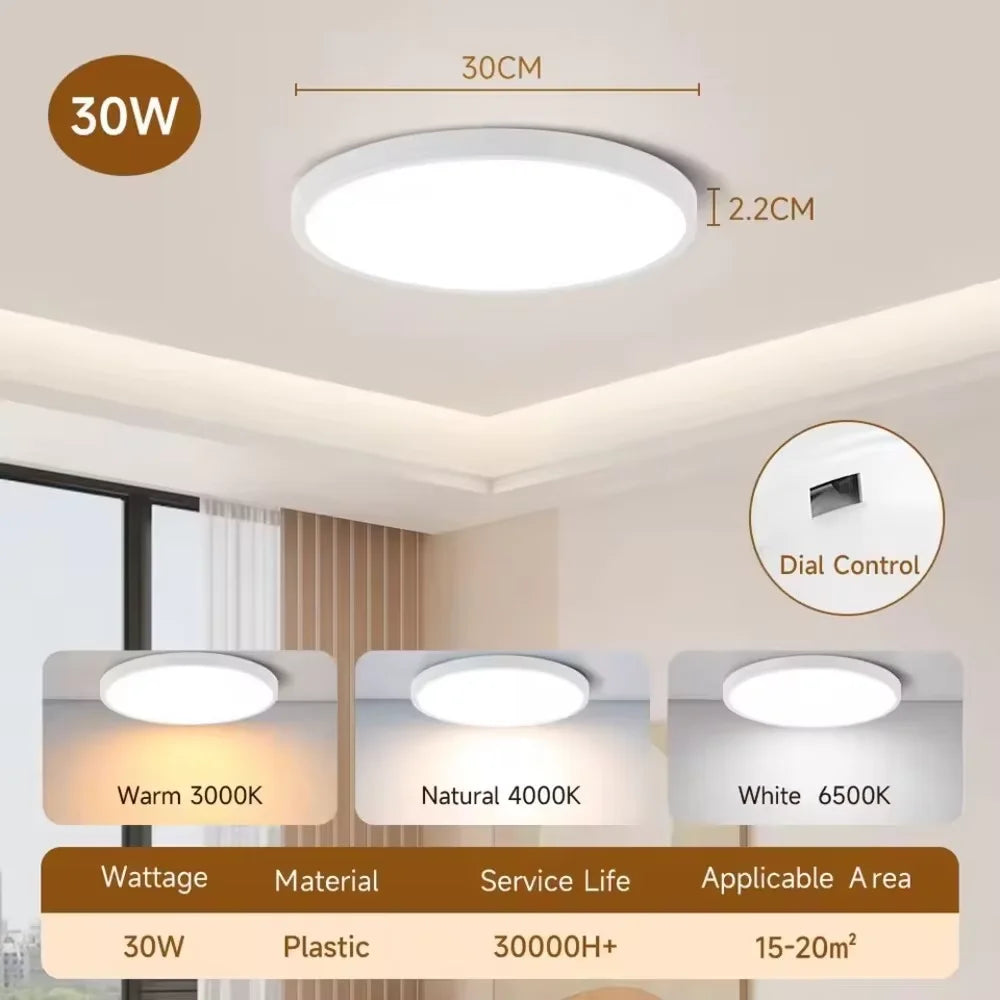 Slim Panel Modern Ceiling Chandelier