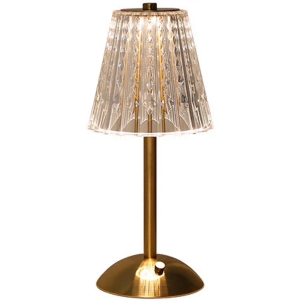 Luxury Diamond Crystal Bedside Table Lamp