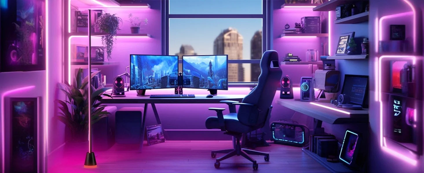 Smart RGB LED Corner Lamp 160cm